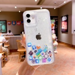 Luminous Quicksand Glitter Phone Case For iPhone 14 13 12 11 Pro Max XS X XR Max 7 8 Plus