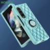 Shockproof Stand Ring Leather Silicone Phone Case for Samsung Galaxy Z Flip 3 Flip 4 Fold 3 Fold 4