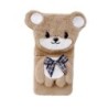 Cartoon Bear Cat Plush Soft Case for Samsung Galaxy Z Flip 4 3 2 1