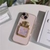 Perfume Bottle Glitter Quicksand Stand Case for iPhone Samsung OPPO Vivo Realme Huawei Honor Xiaomi Redmi Oneplus