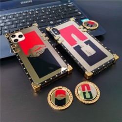 Luxury Gold Lips Phone Cover for iPhone Samsung Huawei Honor OPPO Vivo Xiaomi Redmi Realme LG Moto