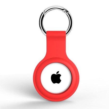 Liquid Silicone Protective Keychain Cover For Apple AirTag