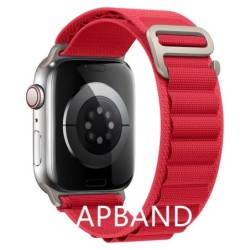 Nylon Alpine Loop Strap For Apple Watch Band 49mm 45mm 44mm 42mm 41mm 40mm 38mm 49 45 mm Ultra Series 8 7 6 3 SE