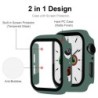 Glass Screen Protector + Case For Apple Watch Series 8 7 6 5 3 SE 45mm 41mm 44mm 40mm 42mm 38mm