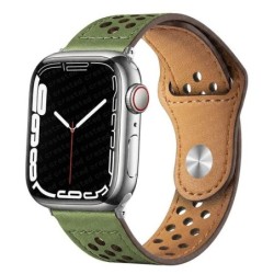 Leather Strap For Apple Watch 45mm 44mm 40mm 41mm 49mm 42mm Ultra 4 3 5 SE 6 7 8