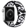 Adjustable Nylon Solo Loop Strap For Apple Watch 45mm 44mm 40mm 41mm 49mm 42mm Ultra 4 3 5 SE 6 7 8