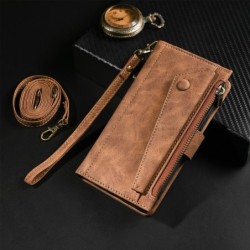 Leather Women Shoulder Bag Crossbody Phone Wallet Case For iPhone Samsung Oneplus Google Motorola Nokia LG