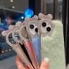 Diamond Glitter Minnie Bow Plush Phone Case For IPhone 14 13 12 11 pro Max plus