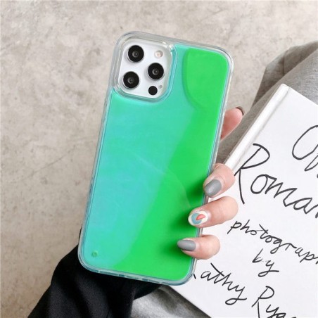 Quicksand Luminous Phone Case For iPhone 14 13 12 11 Pro Max Samsung S21 S22 Plus Ultra