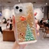 Merry Christmas Glitter Quicksand Phone Case For iPhone 14 13 12 11 Pro Max X XR