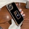 Glitter Plating Diamond Finger Holder Phone Case For iPhone 14 13 12 11 Pro Max XS XR 7 8 Plus