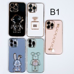 5Pcs Phone Case + 5Pcs Pop Stand for iPhone Samsung (Fixed Combination)