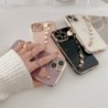 Plating Love Heart Wrist Band Phone Case for iPhone Samsung