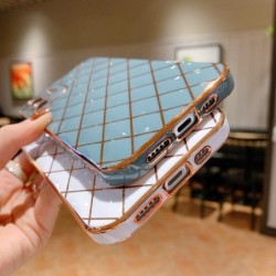3D Lattice Plating Phone Case For iPhone Samsung Huawei OPPO Vivo