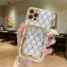3D Metal Square Holder Plating Phone Case For iPhone Samsung Huawei OPPO Vivo