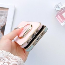 Electroplated Perfume Folding Stand Case For iPhone Samsung OPPO Vivo Realme Huawei Honor Xiaomi Redmi Oneplus