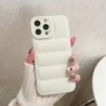 Soft Down Jacket Silicone Phone Case For iPhone 11 12 13 14 Pro Max XS X XR 7 8 Plus