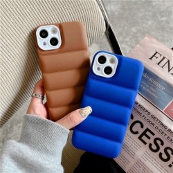 Luxury Soft Down Jacket Phone Case For iPhone 14 13 12 11 Pro Max XS X XR Max 7 8 Plus