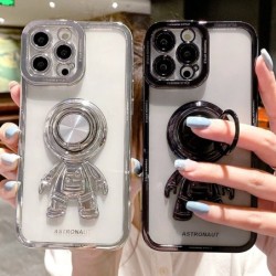 Soft Electroplated Astronaut Phone Case For iPhone 14 13 12 11 Pro Max XS X XR Max 7 8 Plus