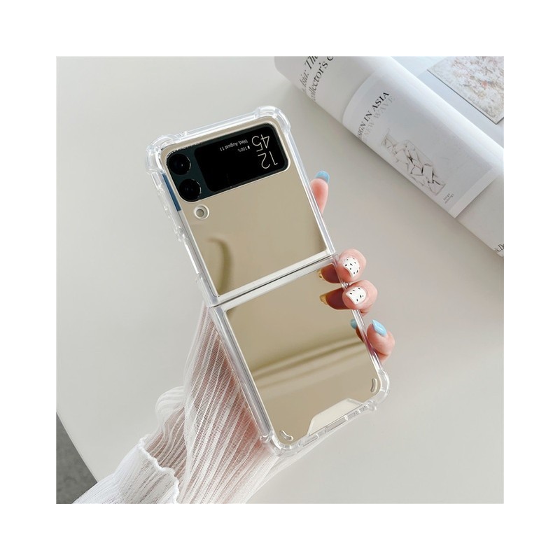 Make Up Mirror Phone Case For Samsung Z Flip 3 Flip 4