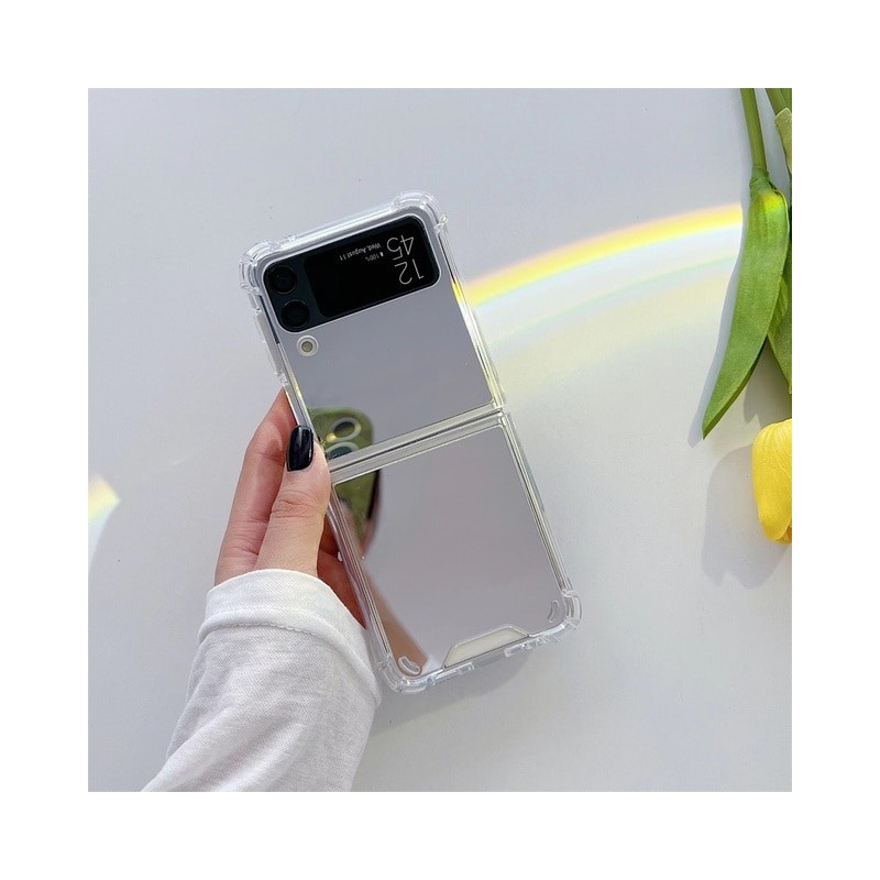 Make Up Mirror Phone Case For Samsung Z Flip 3 Flip 4