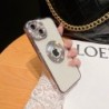 Logo Hole Glitter Bling Diamond Phone Case For iPhone 14 13 12 11 Pro Max