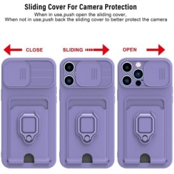 Shockproof Magnetic Ring Holder Wallet Card Phone Case For iPhone 14 13 12 11 Pro Max XS X XR Max 7 8 Plus